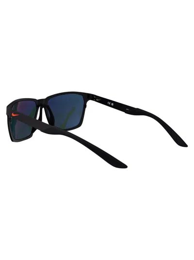 Nike Matte Black / Infrared Mirror Metal Sunglasses