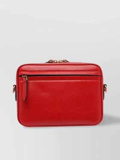 Valentino Garavani Superstar Chain Belt Bag In Red