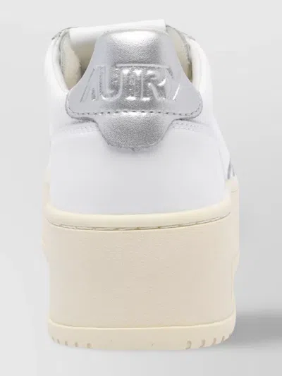 Autry Low Top Medialist Platform Sneakers In White