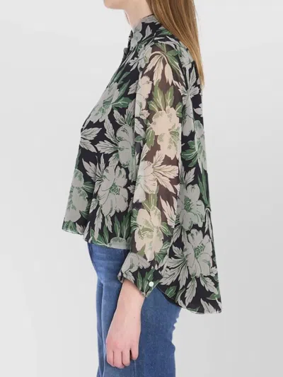 Loewe Silk Shirt Shirt And Blouse Multicolor