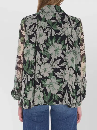 Loewe Silk Shirt Shirt And Blouse Multicolor