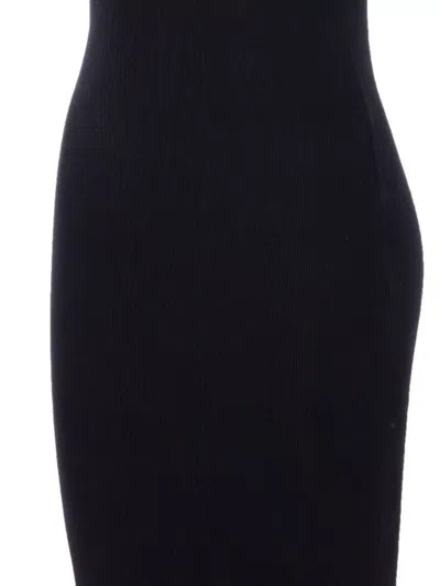 Jean Paul Gaultier Pierced Dress In Black