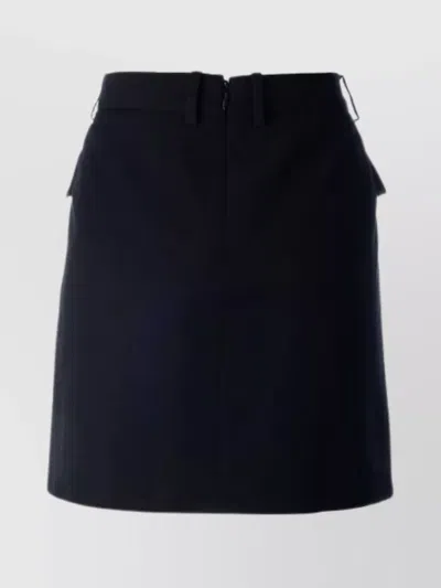 Balenciaga Skirts With Belt Loops And Front Pockets In Black