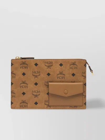 Mcm Shoulder Bags With Adjustable Strap And Front Pocket