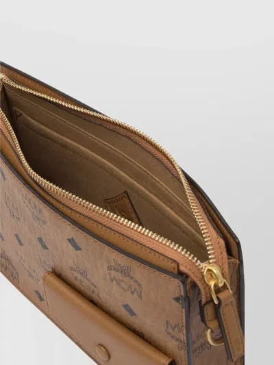 Mcm Shoulder Bags With Adjustable Strap And Front Pocket