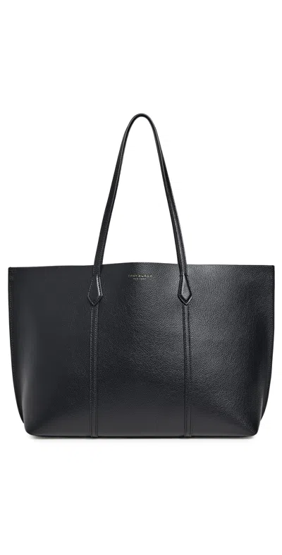 Tory Burch "perry" Shopping Bag In Black