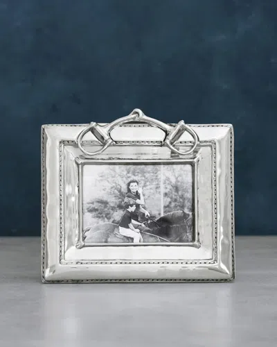 Beatriz Ball Frame Western Equestrian Snaffle Bit Frame, 5" X 7" In Silver