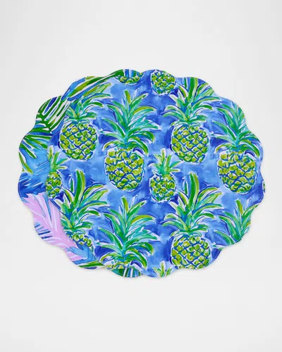 Beatriz Ball Vida Round Placemats, Set Of 4 In Multi