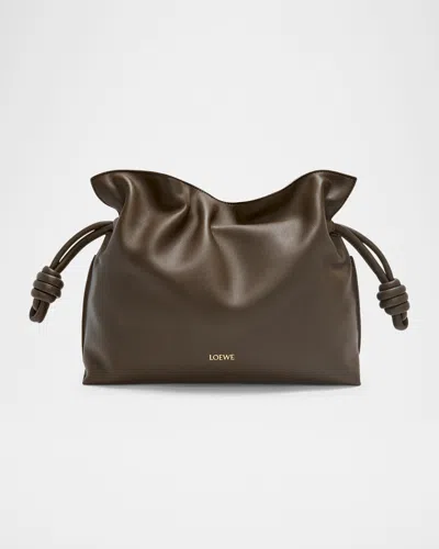 Loewe Flamenco Medium Clutch Bag In Napa Leather