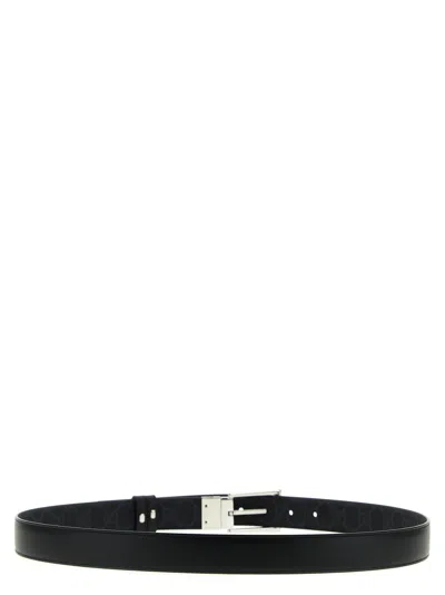 Gucci Men Rectangular Buckle Reversible Belt