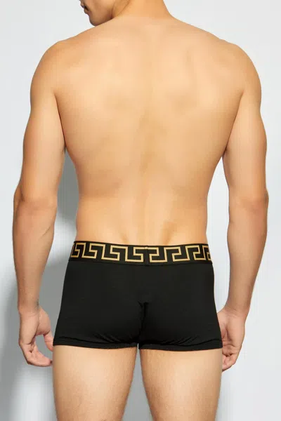 Versace Set Of Three Boxers With Greca Border