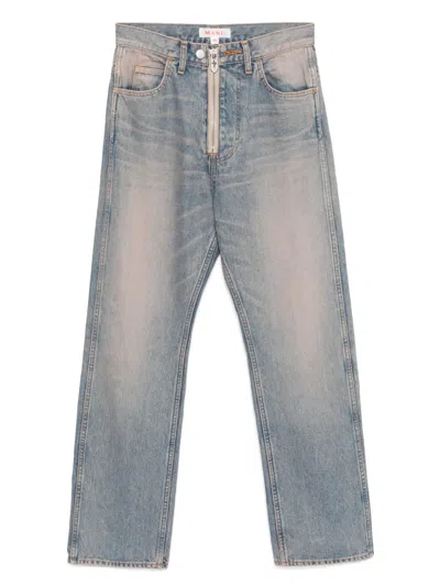 Masu Boy Straight-leg Jeans In Blue