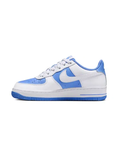 Nike Air Force 1 Low "white/light Blue" Sneakers In White