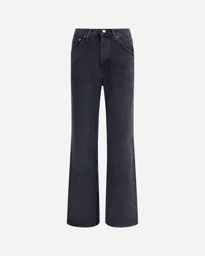 Agolde Nico Stretch High Rise Slim Fit Jeans In Blue