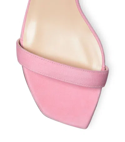 Stuart Weitzman Simple Heart Crystal-heart-embellished Sandals