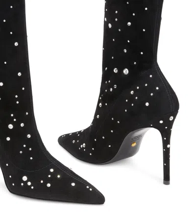 Stuart Weitzman Stiefeletten Mit Kristallen 115mm