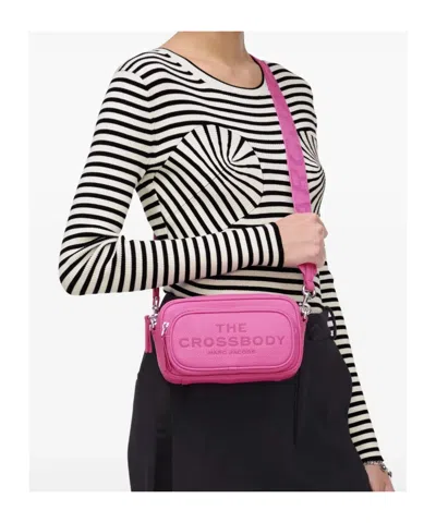 Marc Jacobs The Crossbody Tote Leather Bag Pink Color