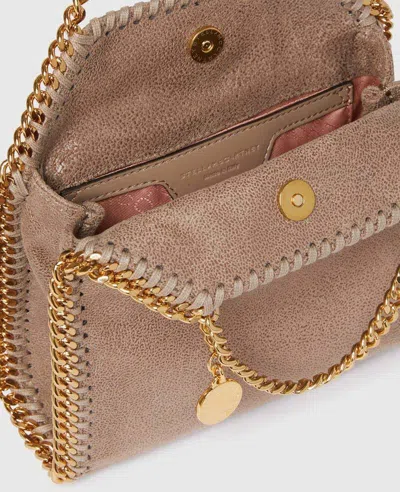 Stella Mccartney Hexagonal-shaped Textured Bag With Chain Strap