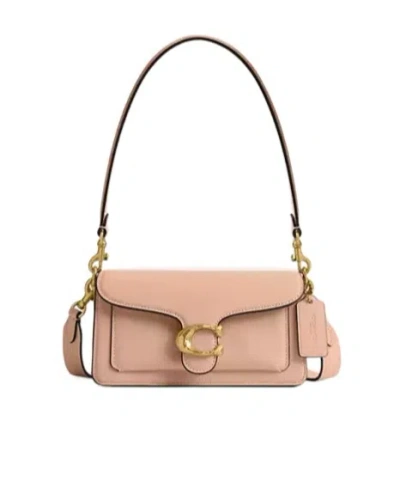 Coach Borsa A Mano Tabby 26 In Pelle Rosa Cipria Donna In Pink