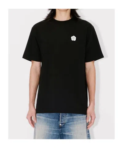 Kenzo Boke Flower 2.0 Classic Cotton T-shirt In Black