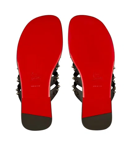 Christian Louboutin Studded Studs Strappy Leather Sandals