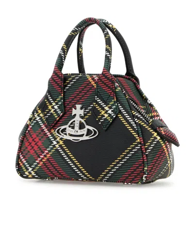 Vivienne Westwood Borsa A Mano Yasmine Mini In Similpelle Stampata Donna In Multi
