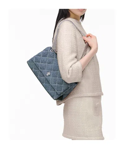 Marc Jacobs Borsa A Mano The Quilted Denim Dual Convertible
