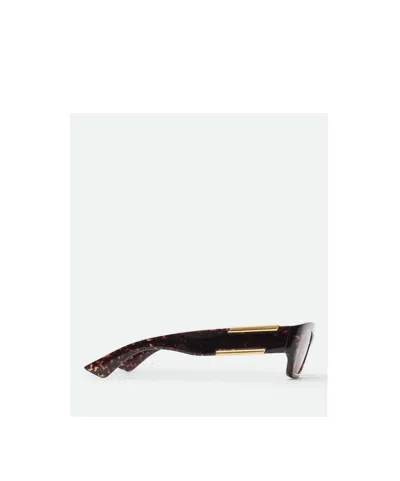 Bottega Veneta Eyewear Dash Rectangular Sunglasses In Brown