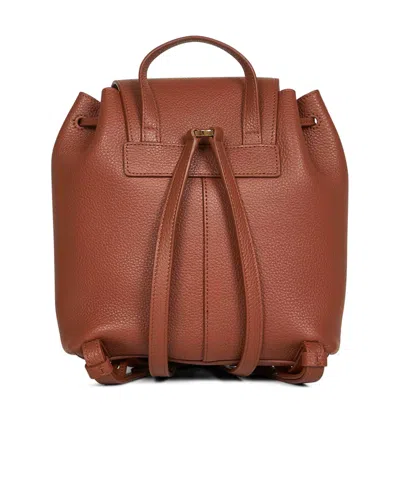 Ferragamo Geometric-flap Drawstring Backpack