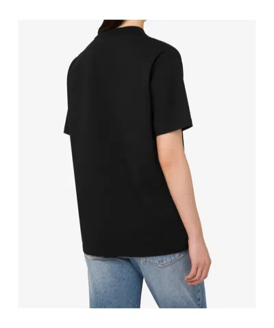 Moschino Teddy Bear Crewneck T-shirt In Black