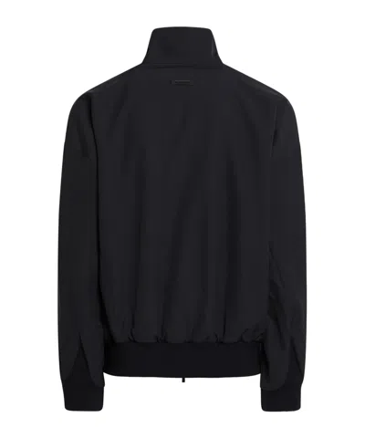 Fear Of God Black Zipped Jacket In Black