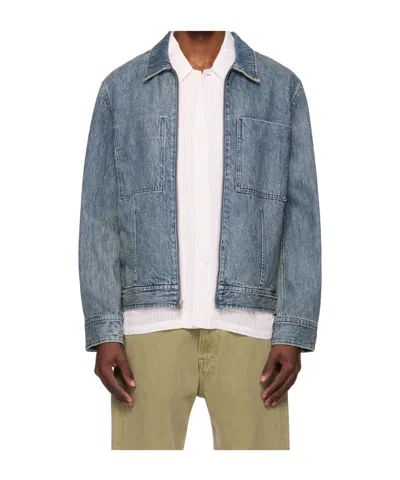 Rag & Bone Blue Simon Garage Denim Jacket