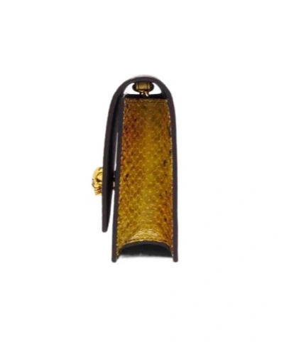 Alexander Mcqueen Mcqueen Small Skull Python Print Leather Shoulder Bag