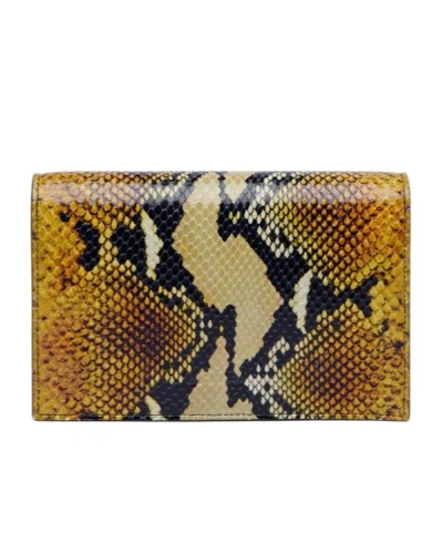 Alexander Mcqueen Mcqueen Small Skull Python Print Leather Shoulder Bag