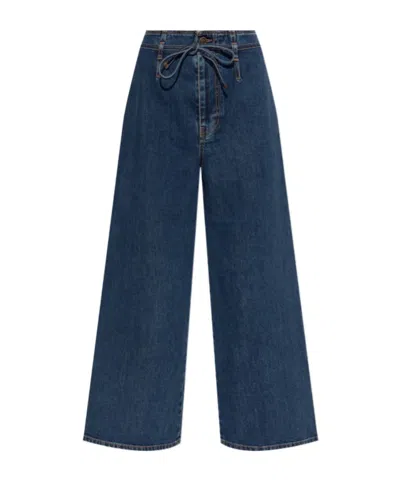 Etro Wide-leg Jeans In Blue
