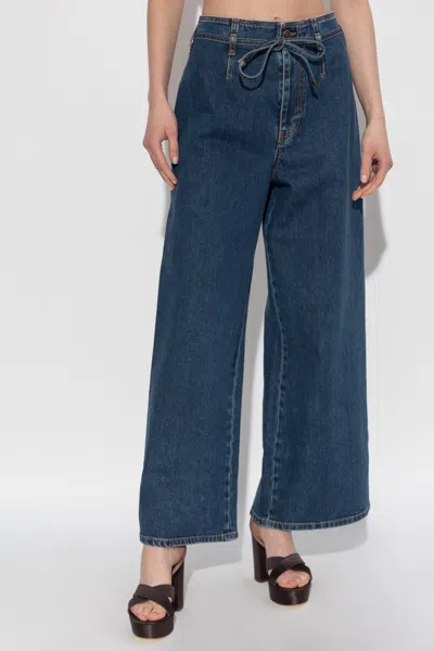 Etro Wide-leg Jeans In Blue