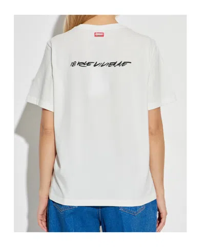 Kenzo Logo T-shirt In White