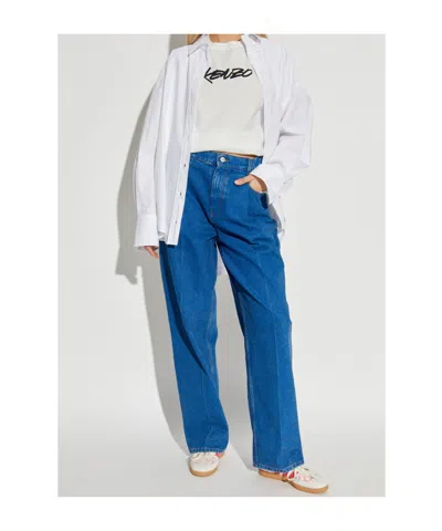 Kenzo Logo T-shirt In White