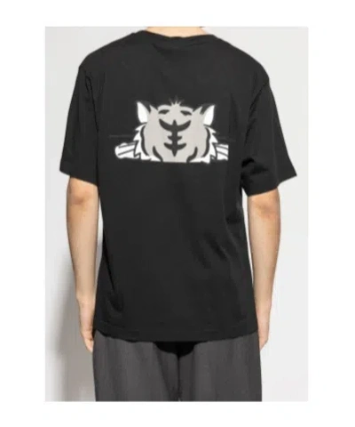 Kenzo Graphic Print Crew Neck Cotton T-shirt