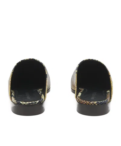 Alexander Mcqueen Alexander Mc Queen Leather Slippers In Multi
