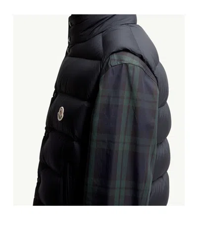 Moncler Tibb Down Gilet In Blue