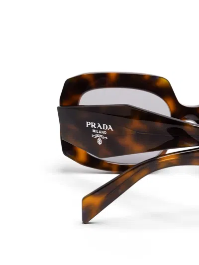 Prada Oversize-frame Sunglasses In Brown