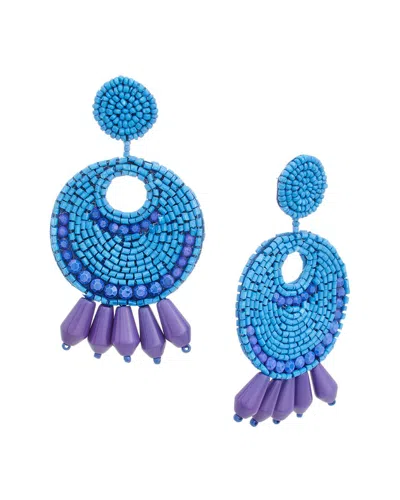 Kenneth Jay Lane Dangle Earrings In Blue