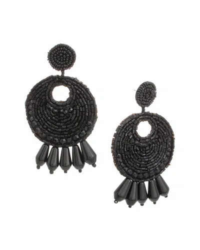 Kenneth Jay Lane Dangle Earrings In Black