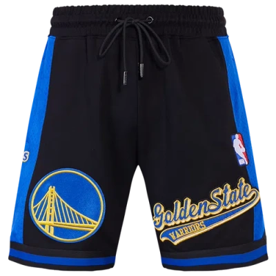 Pro Standard Mens  Warriors Script Tail Dk 2.0 Short In Black