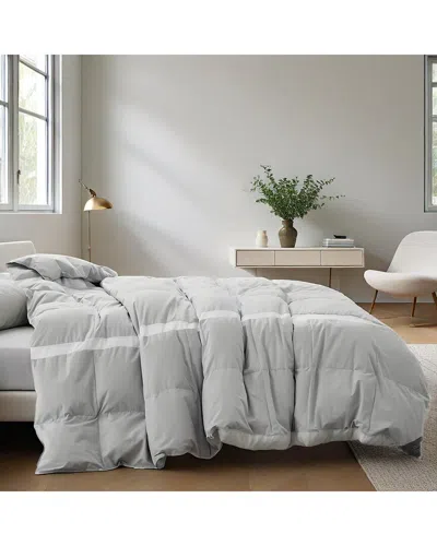 Unikome 260 Thread Count  Cooling Lightweight Breathable White Down  Comforter In Gray