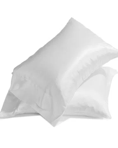 Amity Home Caressa Silk Pillowcase In White