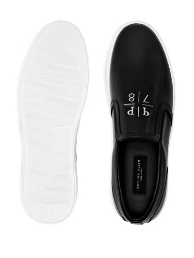 SLIP-ON LEATHER SNEAKERS