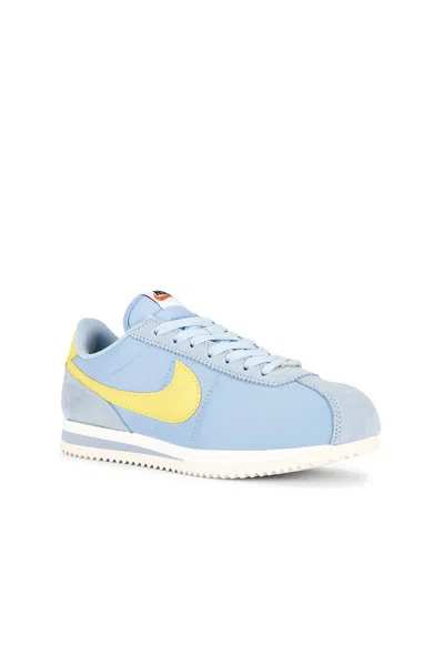 Nike Cortez Textile Sneaker In Blue