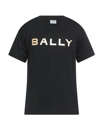 Bally Metallic Logo T-shirt In Black